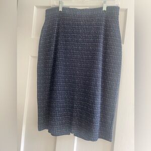 NWT Anthropologie Maeve Navy Skirt M